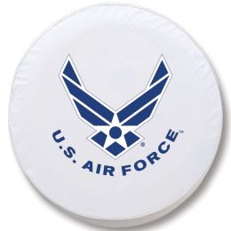 United States Air Force Tire Cover - White Vinyl