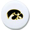 Iowa Tire Cover w/ Hawkeyes Logo - Black Vinyl