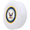 United States Navy Tire Cover - White Vinyl