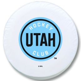 Utah Hockey Club Tire Cover - White Vinyl