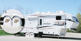 Purdue Boilermakers RV Tire Shade